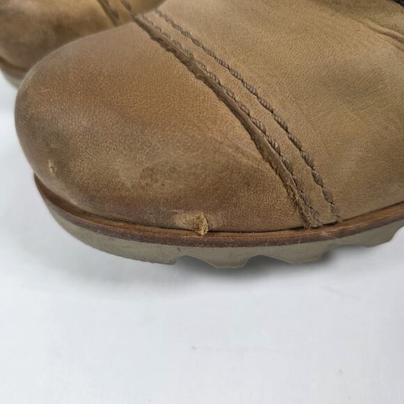 Sorel Boots Womens Size 8 PDX Wedge Ankle Bootie Hidden Heel Gray Brown NL2174 - Picture 4 of 9